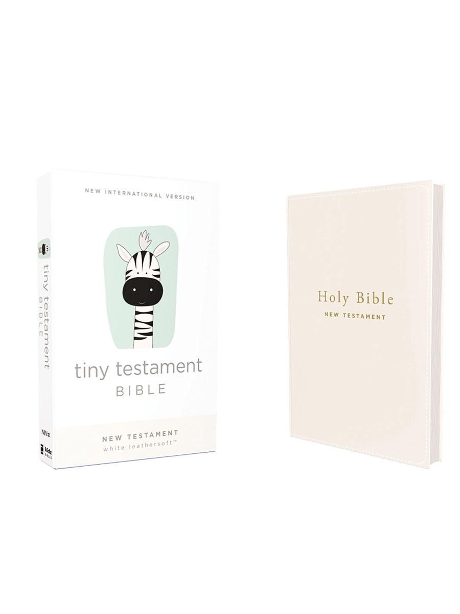 Tiny Testament Bible, White