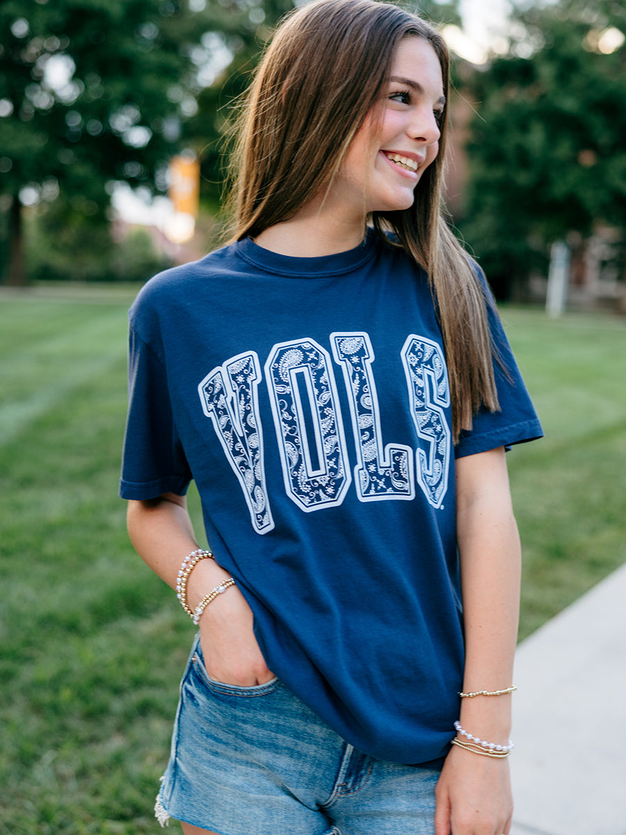 VOLS paisley t-shirt