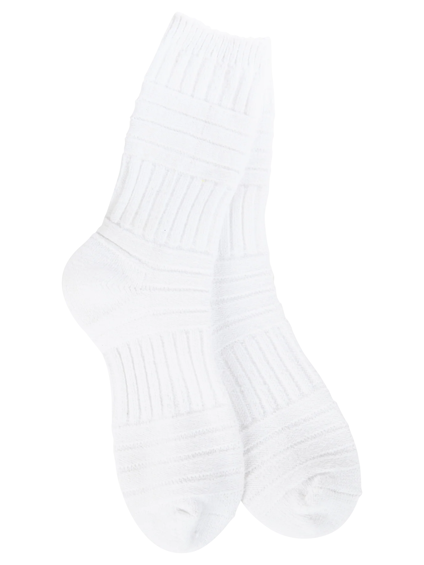 White Soft Crew Socks