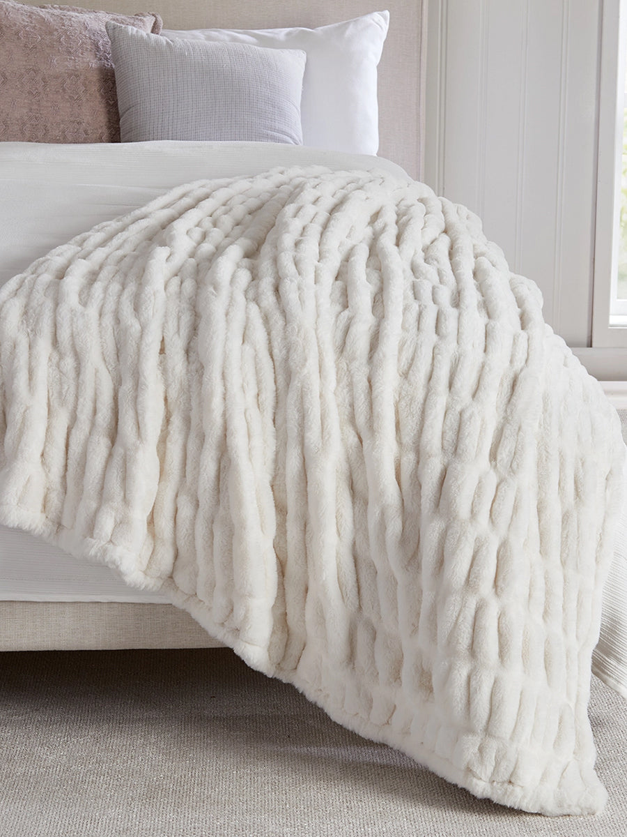 Luxurious Ruched Throw Blanket (4 Colors) **Doorbuster**