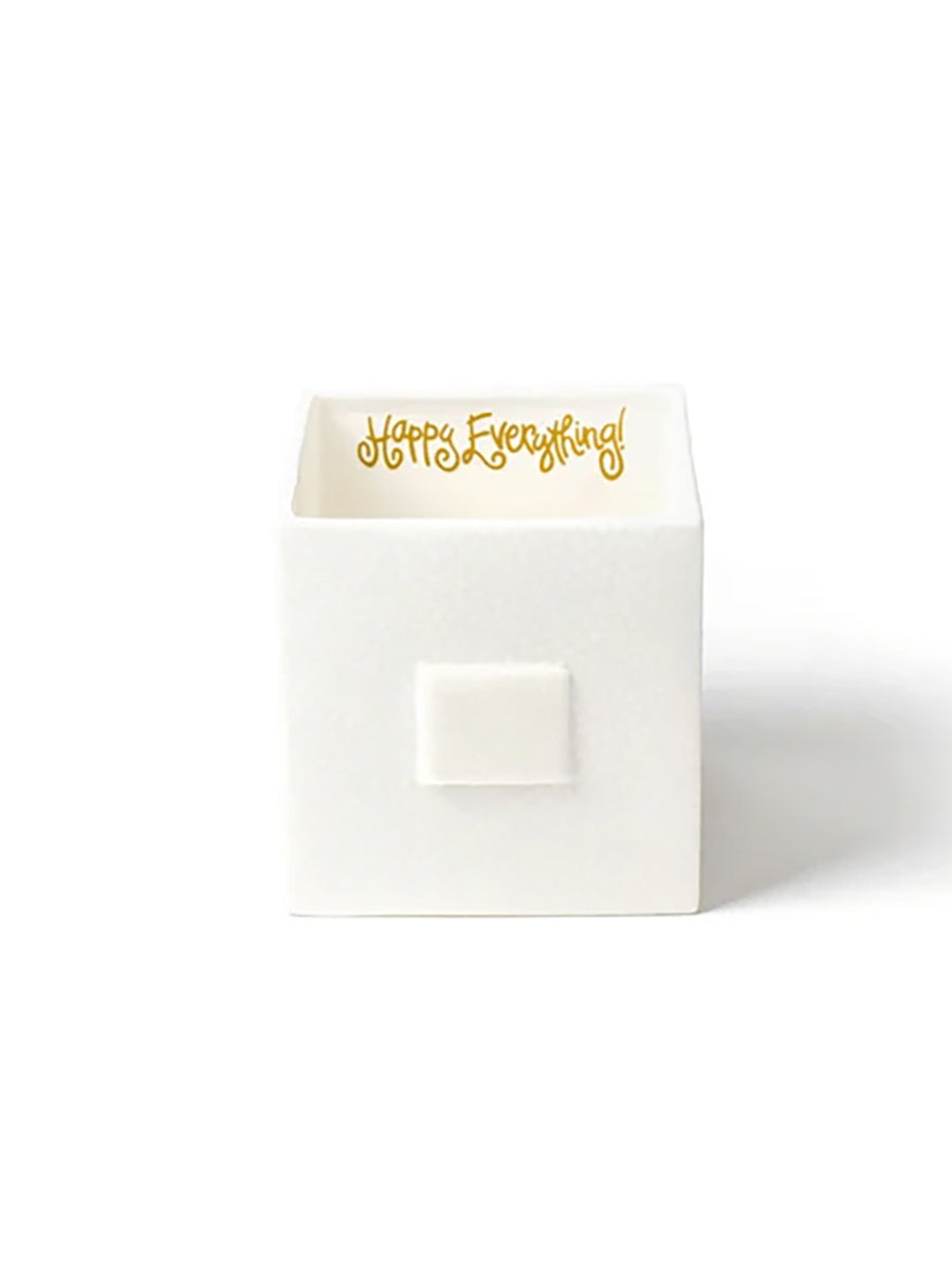 white mini nesting cube