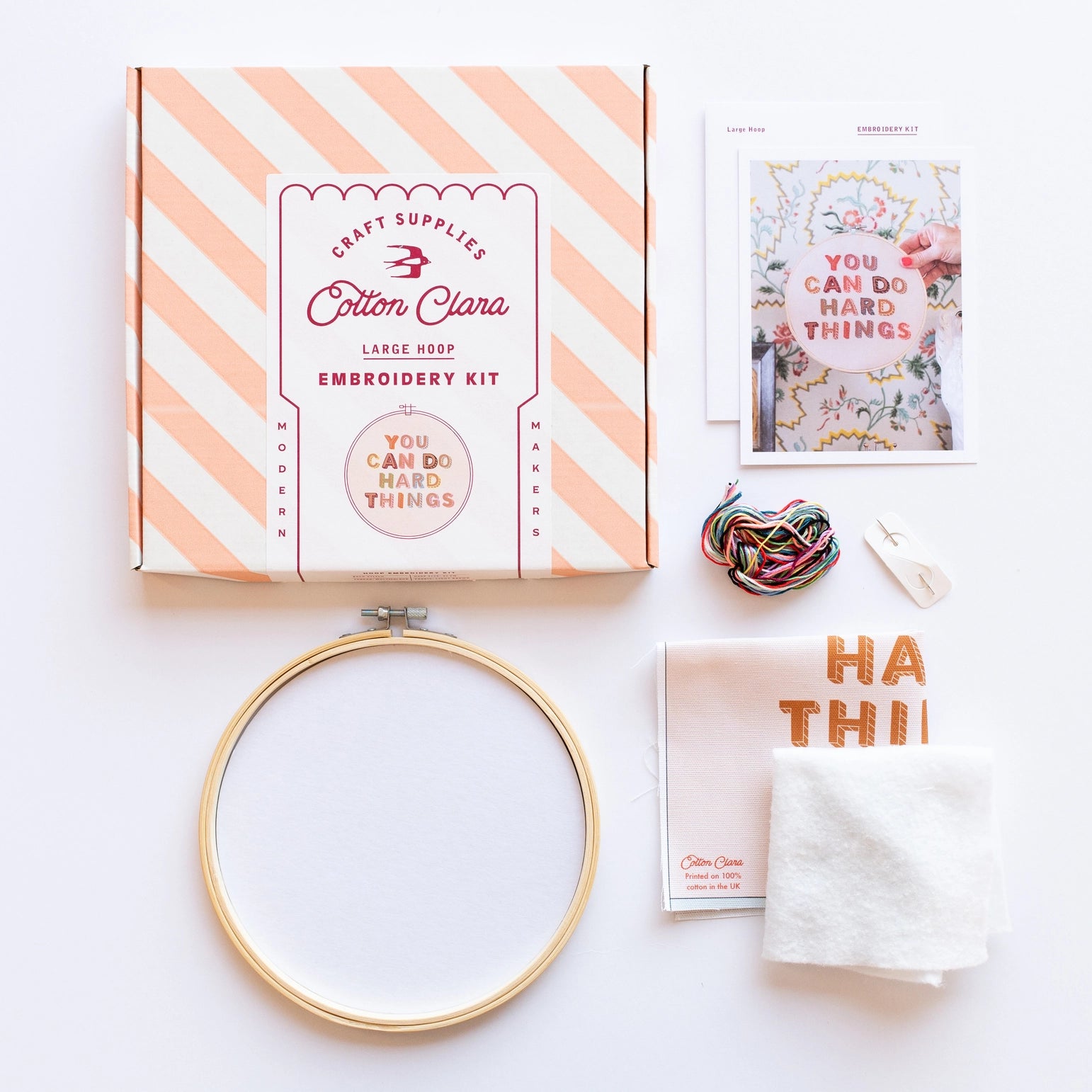 Embroidery Hoop Kit Contents