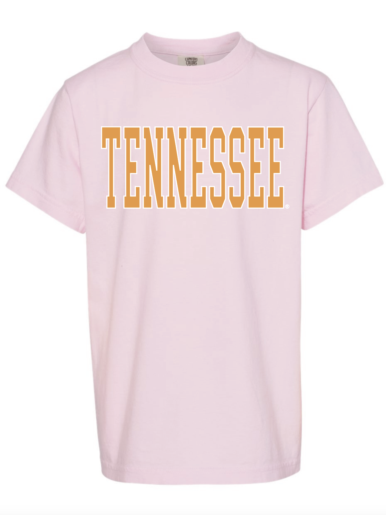 Kids Pink with Orange "Tennessee" T-Shirt