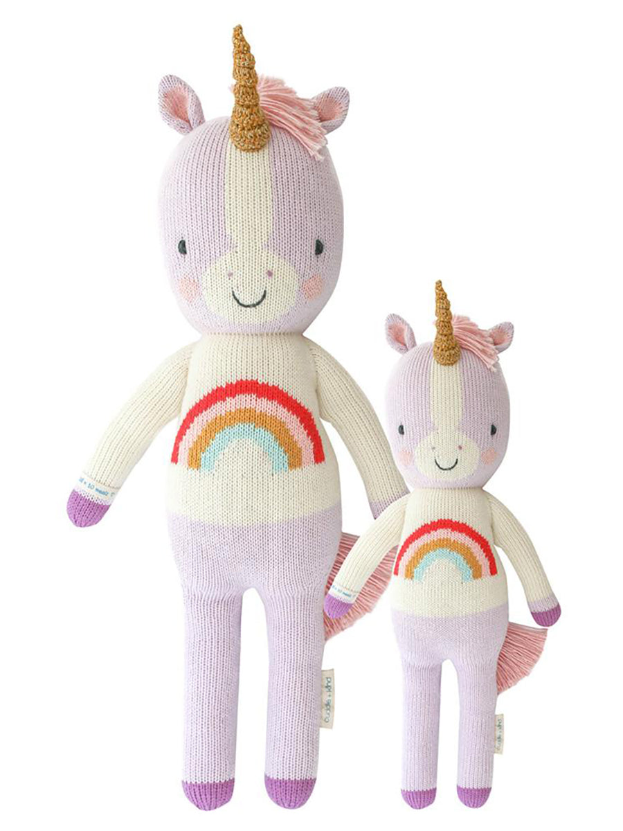 big and small unicorn dolls